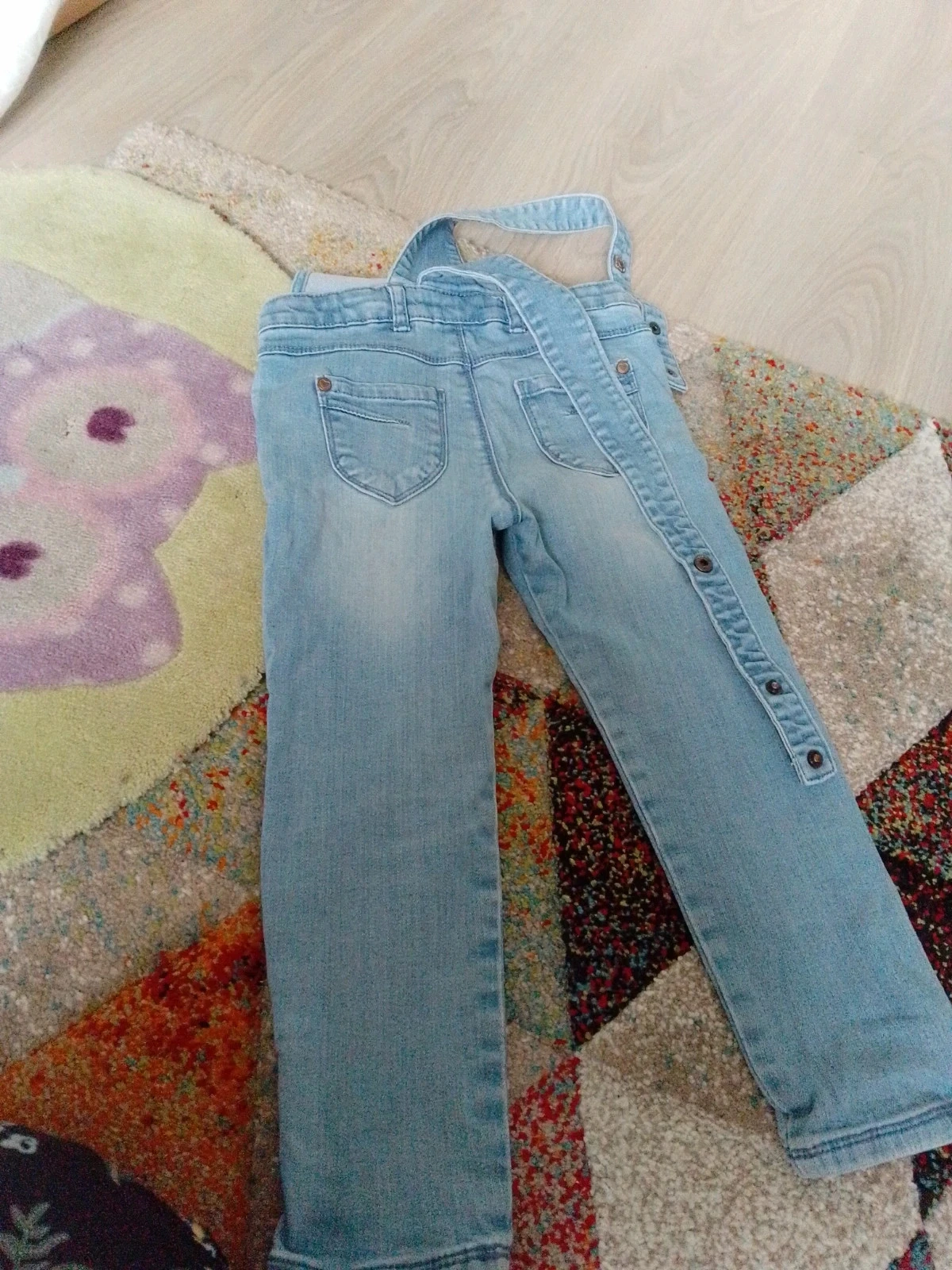 Salopette fille 4 ans en jean – photo 3